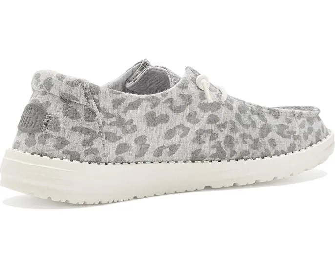 Hey Dude Wendy Stretch Jersey Leopard кеды с принтом