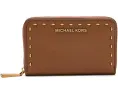 Картхолдер MICHAEL Michael Kors Jet Set Small Zip Around с тиснением