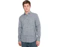 Рубашка Faherty Movement Brushed из смесовой ткани с начесом и карманом