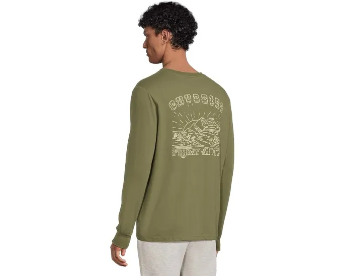 Футболка Chubbies The Handy Man с длинным рукавом и накладным карманом