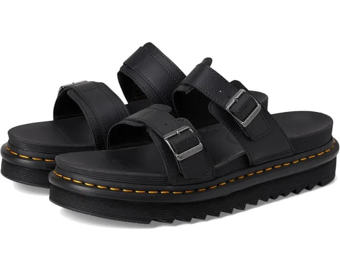 Сандалии Dr. Martens Myles из вощеной кожи с платформой