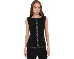 Жилет Liverpool Los Angeles с лодочкой и отделкой из искусственной кожи