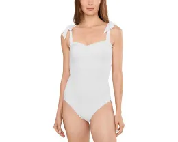 Цельный купальник Priya с кружевной отделкой и вырезом-сердечком