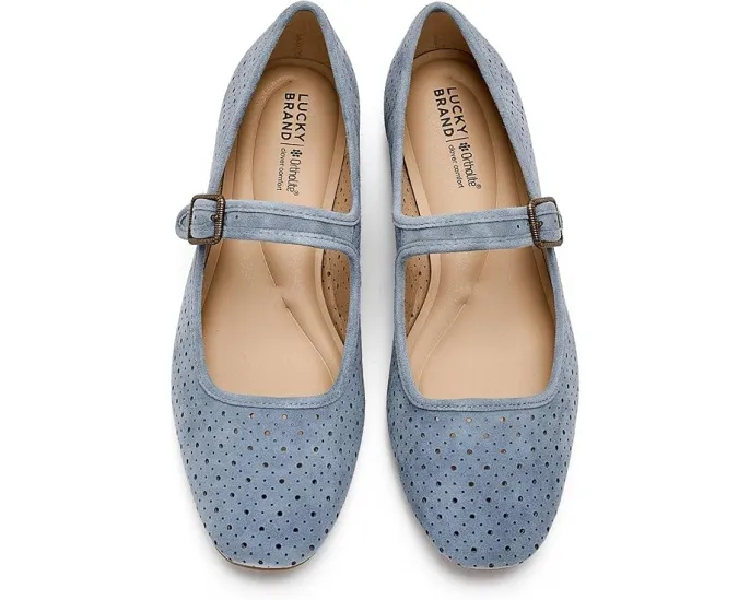 Балетки Lucky Brand Tannyr с перфорацией и ремешком