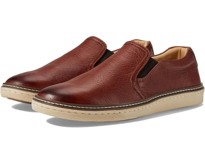 Johnston & Murphy Mcguffey Slip-On из гладкой кожи с амортизирующей стелькой