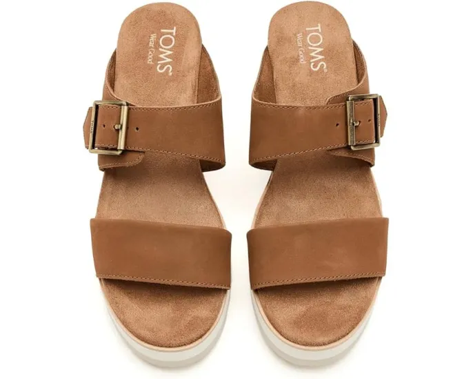 Босоножки-мюли TOMS Diana Mule Buckle на платформе с пряжкой