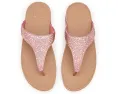 Сандалии FitFlop Lulu Crystal-mix с металлизированным верхом и перемычкой между пальцев