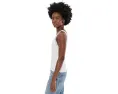 Топ Madewell с V-образным вырезом и отделкой из кружева