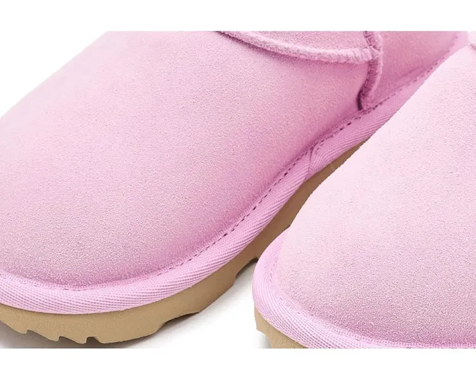 Детские угги UGG Kids Classic Micro из замши с овечьей шерстью и водоотталкивающей пропиткой