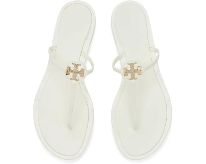 Желейные босоножки Tory Burch Mini Miller с логотипом Double T