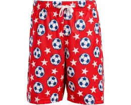 Детские плавки Soccer Swim Trunks от ChalkTalk SPORTS с футбольным дизайном