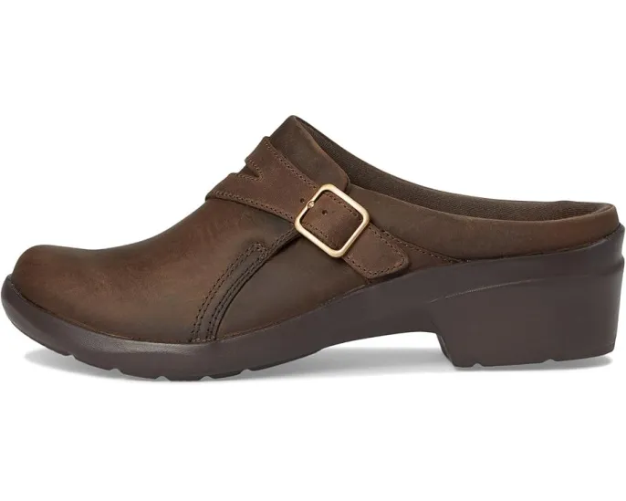 Слипоны Clarks Angie Braley из премиальной кожи с амортизирующей подошвой EVA