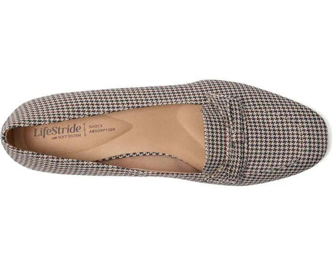 Балетки LifeStride Claudine с квадратным носком и бантом на удобной подошве