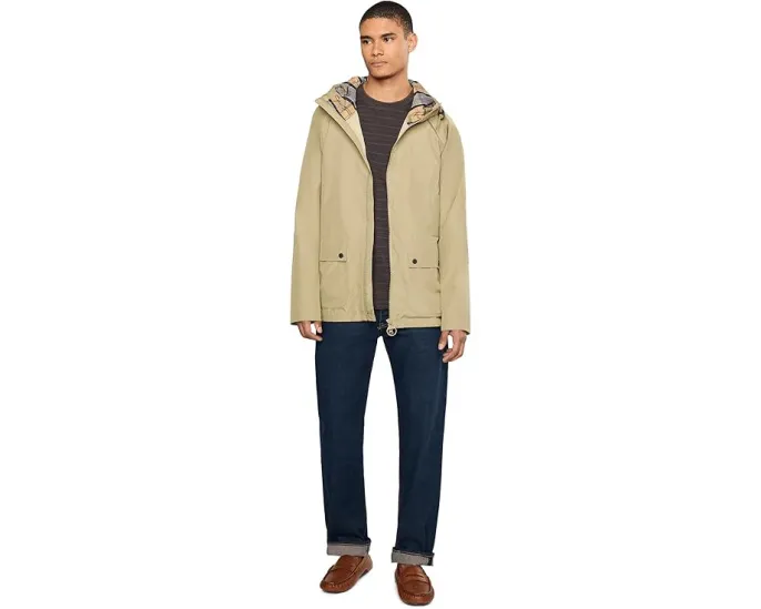 Ветровка Barbour Hooded Domus Waterproof с капюшоном в клетку и водоотталкивающей мембраной