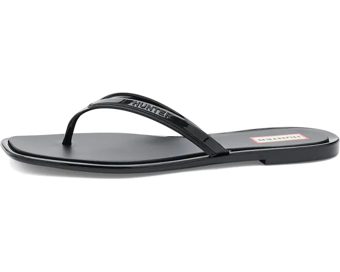 Hunter сланцы Marin с квадратным носком и плоской подошвой