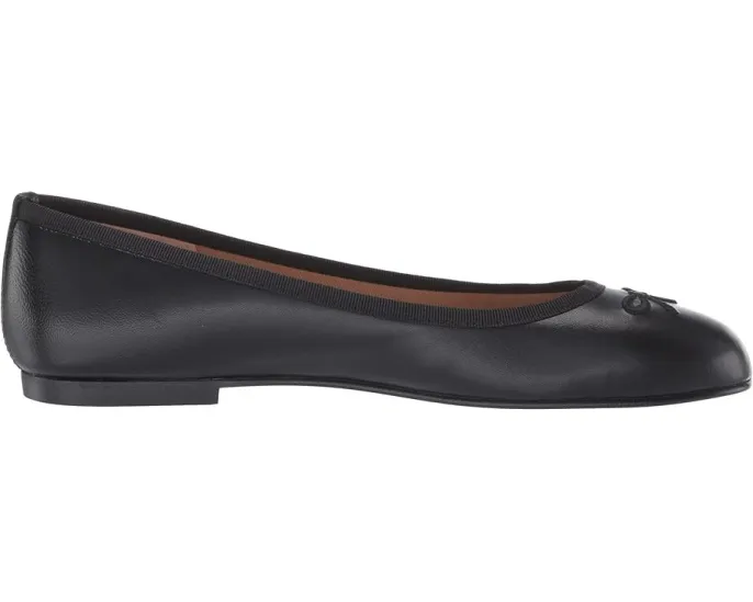 Балетки French Sole Nicky Hilton Kathy с вышитым бантом и кожаной подошвой