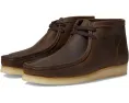 Ботинки Clarks Wallabee из кожи или замши на подошве из натурального крепа