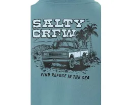 Толстовка Salty Crew Truck Stop Fleece с капюшоном и принтом