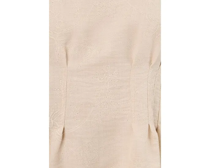 Блуза Vince Camuto с коротким рукавом и плиссированной талией