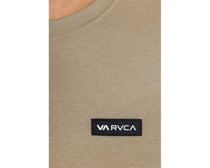 Футболка RVCA Icon Short Sleeve с принтом и резиновой нашивкой