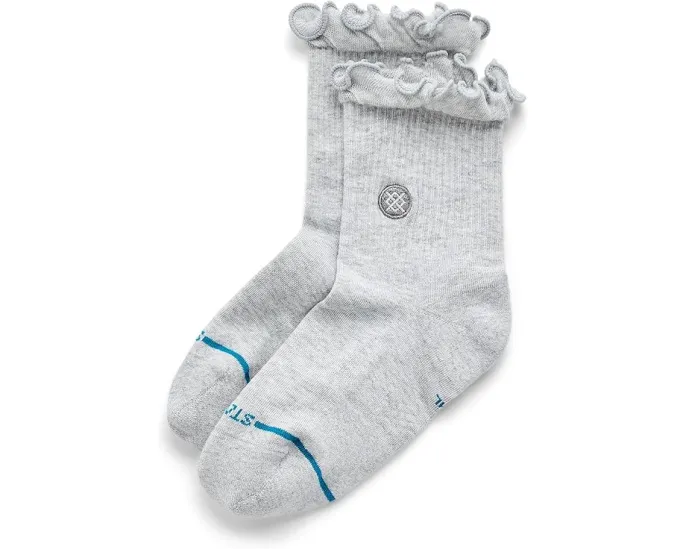 Stance носки Ruffle Icon Quarter с рюшами черные