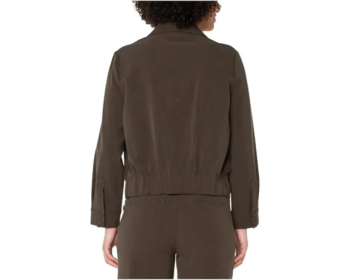 Блуза Liverpool Los Angeles с длинным рукавом и резинкой на талии