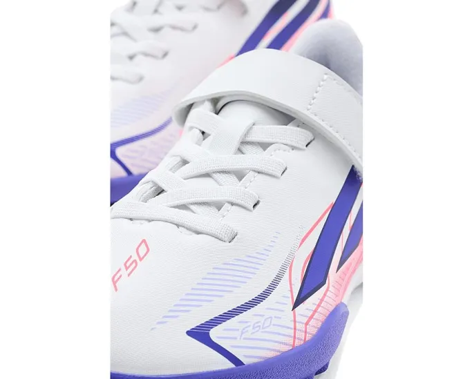Adidas F50 Hyperfast Club бутсы для turf детские белые