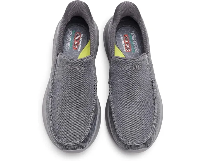 Кроссовки SKECHERS Pollard Reed с технологией Hands Free Slip ins и Memory Foam