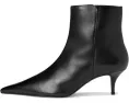 Ботинки Schutz Mikki Mid из замши на шпильке с острым носком