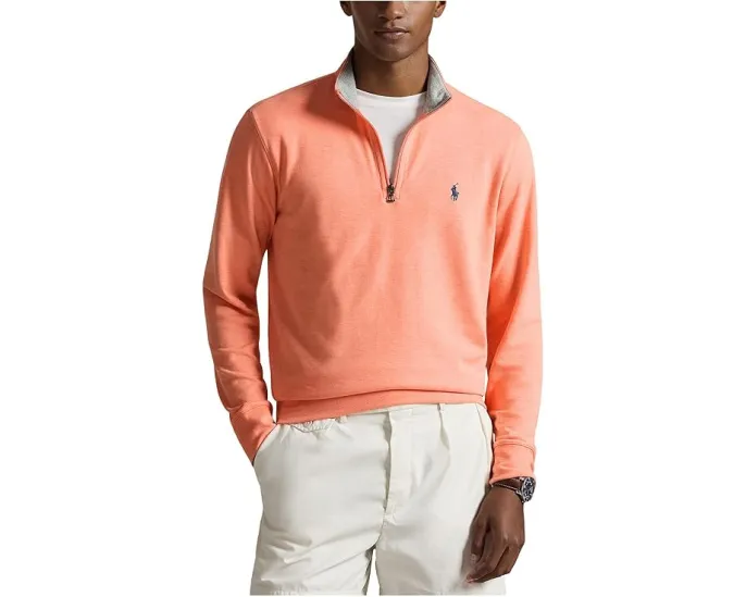 Полувер Polo Ralph Lauren Long Sleeve Lux Jersey из трикотажной смеси с вышитым пони