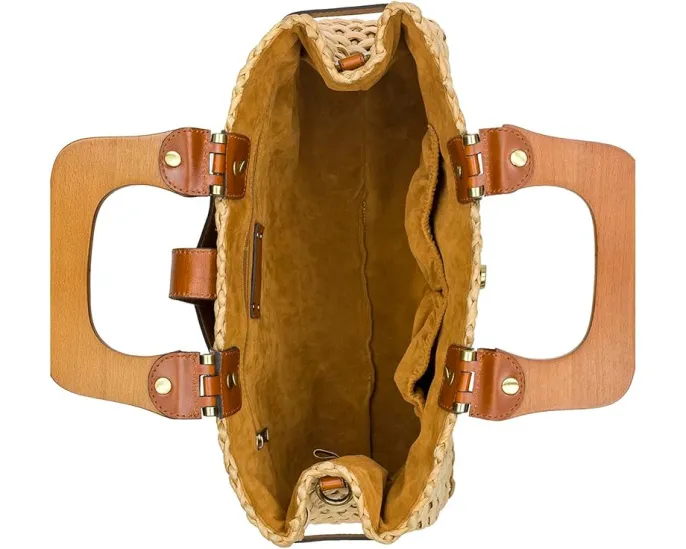 Сумка-сатчел Patricia Nash Sancia с плетением и деревянными ручками