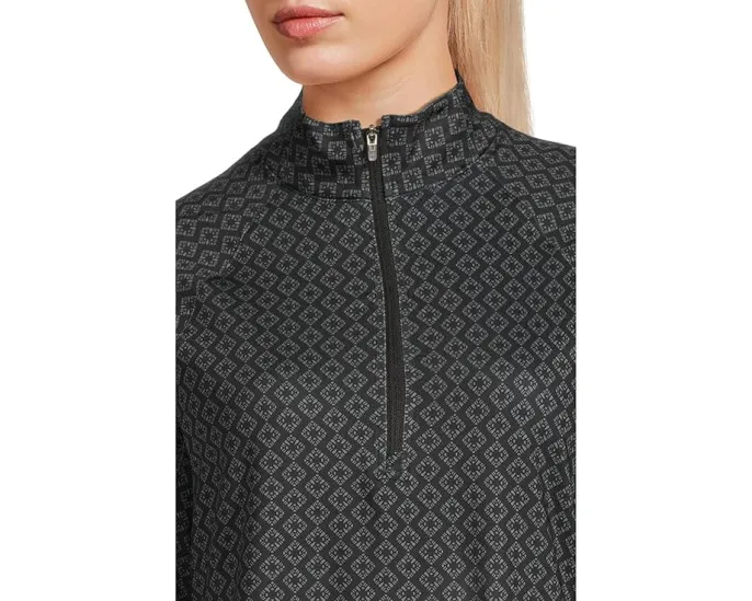 Толстовка L.L.Bean Access Trail с принтом и молнией на четверть