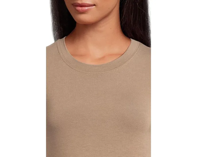 Футболка Splendid с длинным рукавом из бамбука супермягкая с прямым подолом