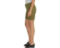 Укороченные брюки Jag Jeans Tailored Shorts из хлопка и льна с высокой посадкой