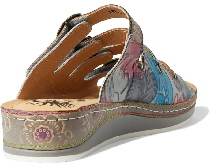 Сланцы L'Artiste by Spring Step Bellini с тисненым цветочным принтом