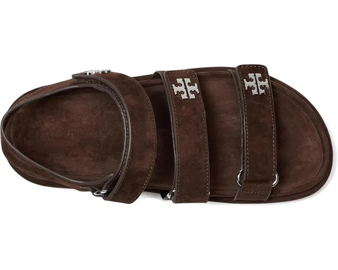 Спортивные сандалии Tory Burch Kira с тремя регулируемыми ремешками на липучке