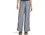 Полосковые брюки L.L.Bean Premium Linen Breezy с поясом на резинке и прямым кроем