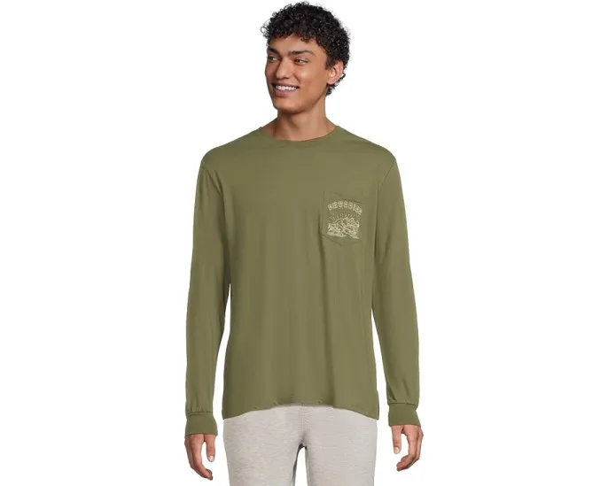 Футболка Chubbies The Handy Man с длинным рукавом и накладным карманом