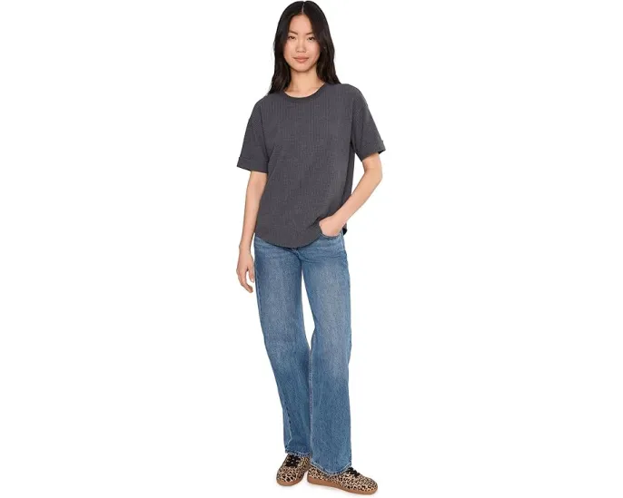 Свитшот Lilla P Drop Shoulder с текстурой вафли и свободным кроем