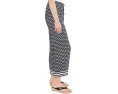 Брюки Printed Pull-On из сатинового твила Madewell цвет Classic Navy