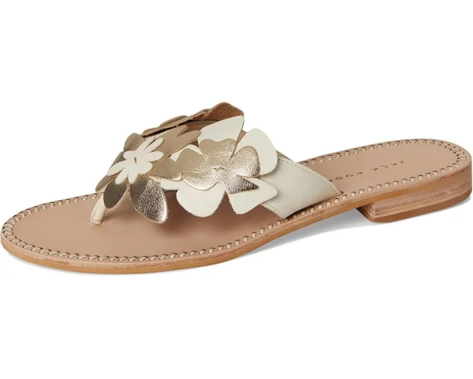 Сандалии Jack Rogers Talahi с цветочным ремешком на каблуке