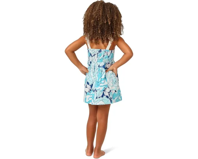 Детское платье Mini Cheri с цветочным принтом и бантом Lilly Pulitzer Kids