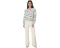 Ribbed Neck Raglan Sweater