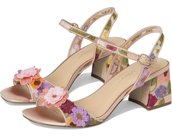 Босоножки Blue by Betsey Johnson Blare с цветочным принтом на платформе и квадратным носком