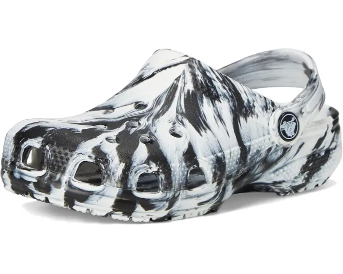Crocs Classic Marbled Tie-Dye Clogs детские сабо в технике тай-дай