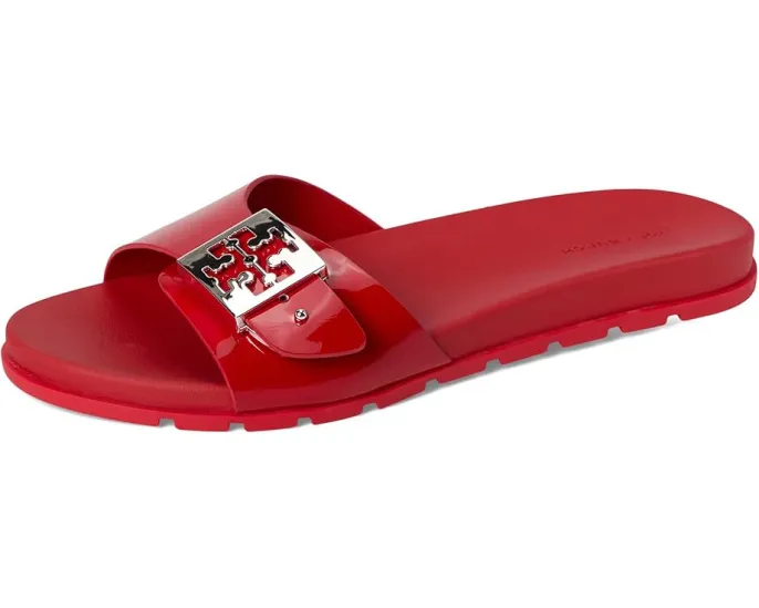 Сандалии Tory Burch Buckle Slide с водонепроницаемым верхом и стелькой из EVA