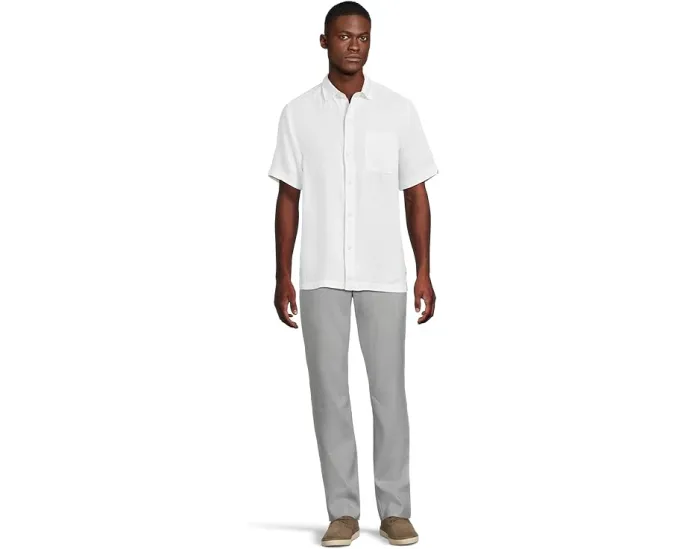 Брюки Tommy Bahama Latigo Beach Linen Flat Front с прямыми штанинами