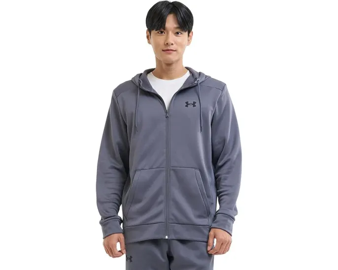 Толстовка Under Armour Armour Fleece Full Zip с капюшоном и технологией Storm