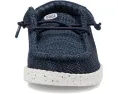 Детские слипоны Hey Dude Wally Stretch Sox с эластичными шнурками