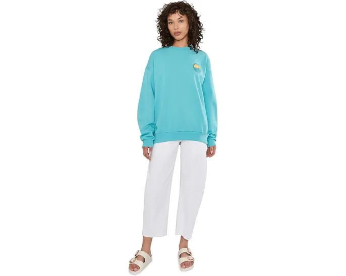 Salty Crew Оверсайз худи Sunset Crew с принтом